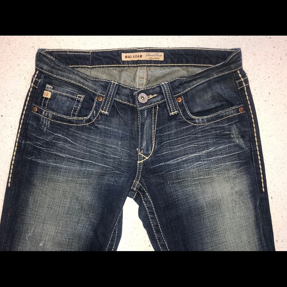 NWOTBIG STAR “Sweet Boot” Ultra-Low Rise Jeans